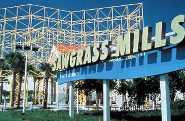 Sunrise Florida is home to Sawgrass Mills Mall