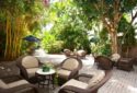 Riverside Hotel patio