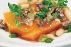 Cantaloupe salad